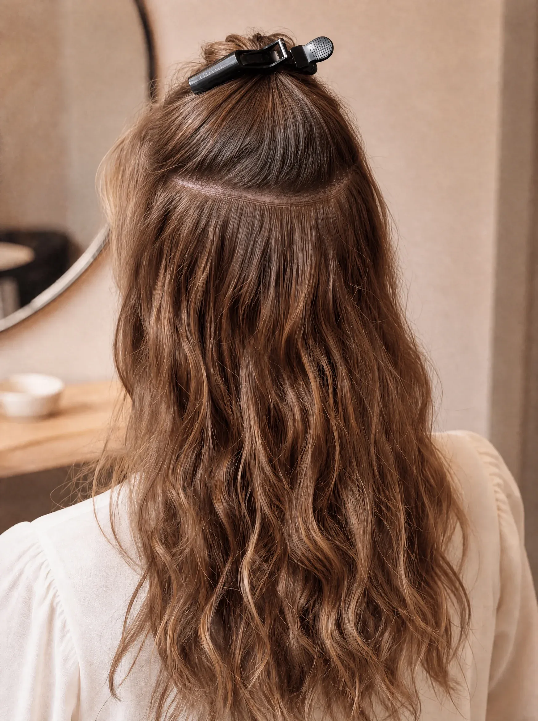 Cèlia Blu Seamless weft with a thin, flat base